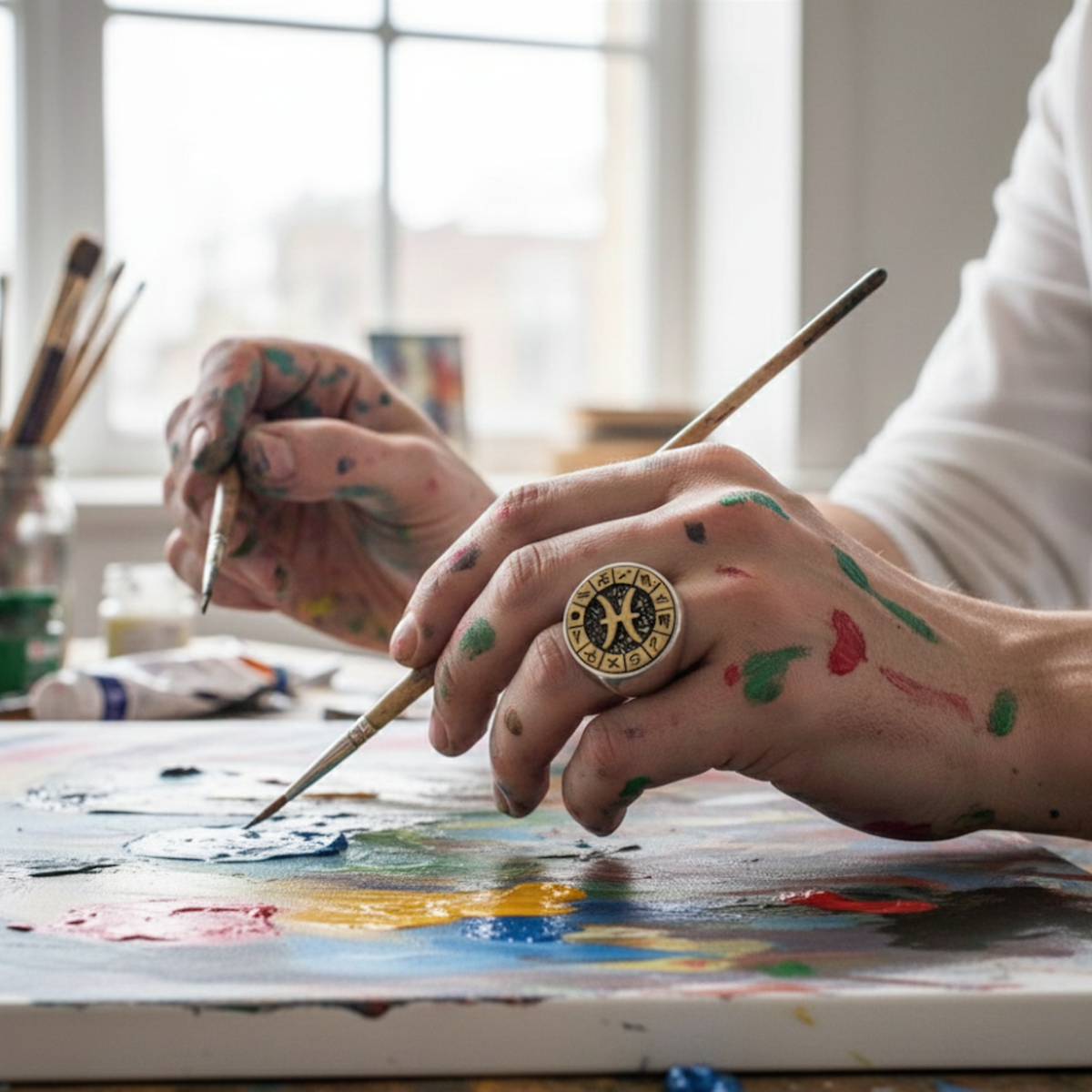 Zodiac Signet Ring