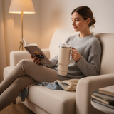 1200ml Stainless Steel Insulated Straw Water Bottle Thermal Coffee Car Cup 40oz Cold Hot Mug Vacuum Flask with Handle for Travel