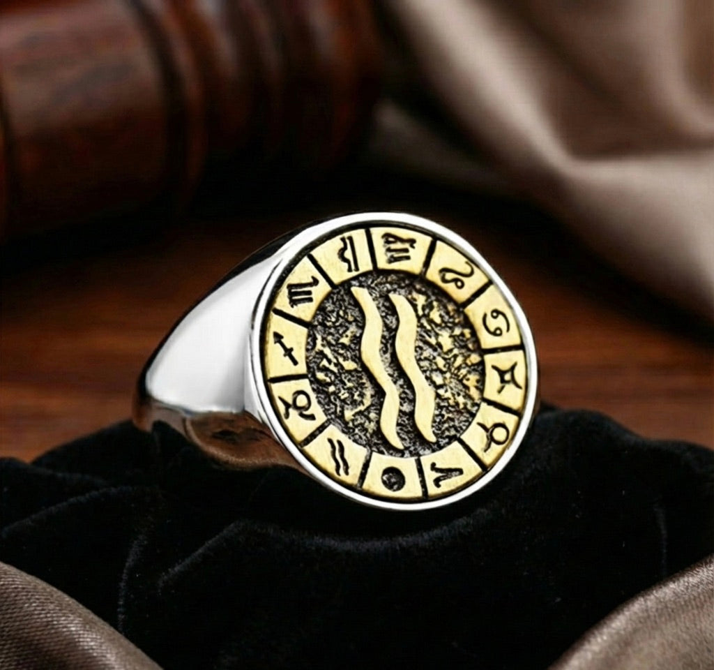 Zodiac Signet Ring